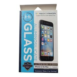 F9. Tech Armor Glass Screen Protector for Apple iPhone 6/6s Plus